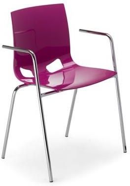 Nowy Styl Krzesło Fondo Pp Arm Gloss Purple 