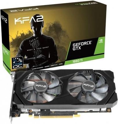 KFA2 GeForce GTX 1660Ti 1 click OC 6GB GDDR6 60IRL7DSY91K Karta graficzna Opinie i ceny na Ceneo.pl