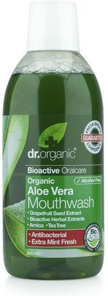 Dr Organic Bioactive Oralcare płyn do płukania ust z aloesem 500ml