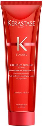 Kerastase Soleil Creme UV Sublime krem ochronny do włosów osłabionych działaniem chloru słońca i słonej wody 150ml