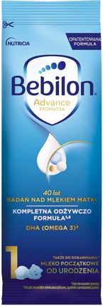 Bebilon 1 Advance Pronutra mleko początkowe od urodzenia 27,6g