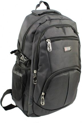 Solidny Plecak Bag Street ''DE LUXE'' Duży Z Funkcją Noszenia Laptopa BS4034