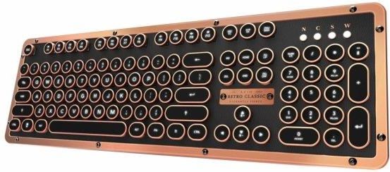 特価商品  Azio Klawiatura Retro (Mkretrol03Bus Bt Artisan Classic キーボード