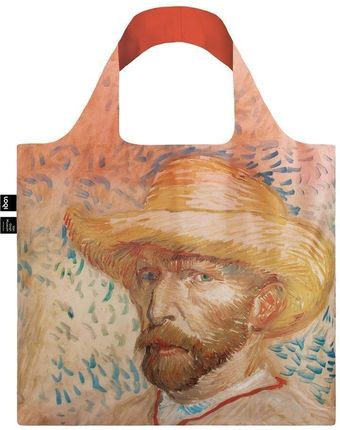 VAN GOGH Self-Portrait with Straw Hat Bag
