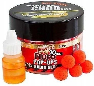 Dynamite Fluro Pop Ups Dumbells Robin Red 10mm