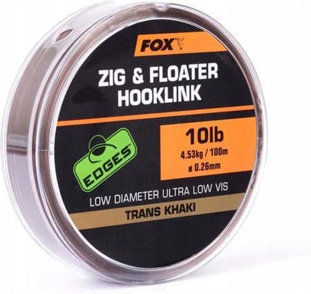 glockerページ Zig Floater Żyłka Pływająca 0,28mm 12lb 100m Fox - Ceny i