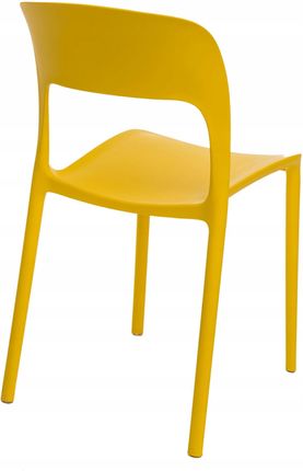 Krzesło Flexi żółte Capltusbcwhi
