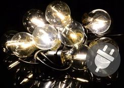 Zdjęcie Oświetlenie ogrodowe Led - szklane żarówki - 5 m - Szprotawa