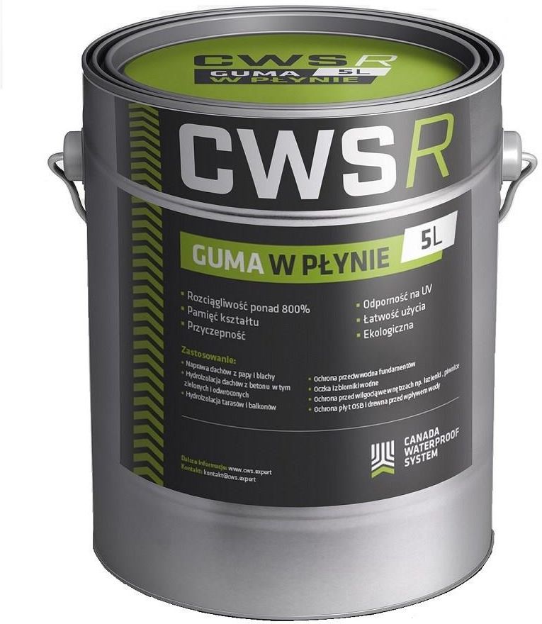 Cws R Canada Waterproof System Guma W P ynie 5L Pokrycia Dachowe 