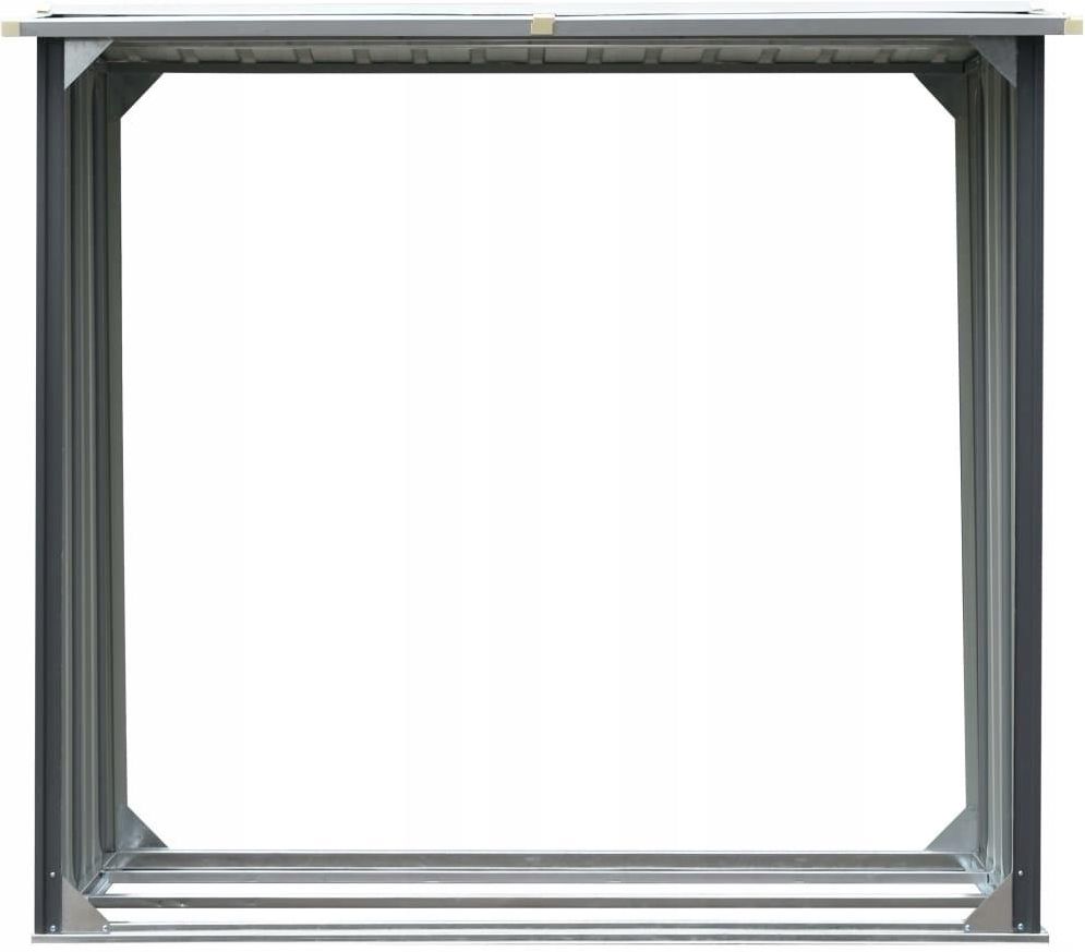 Wiata na drewno, stal galwanizowana, 172 x 91 x 15 - zdjęcie 1 Wiata na drewno, stal galwanizowana, 172 x 91 x 15