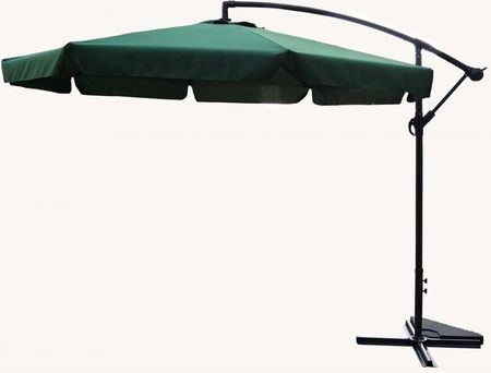 Ekskluzywny parasol boczny ogrodowy - zielony