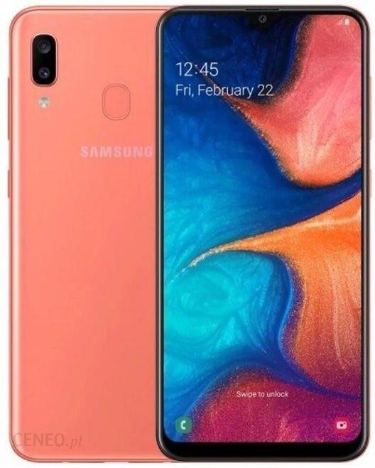 Samsung Galaxy A20e Sm A202 3 32gb Dual Sim Koralowy Cena Opinie Na Ceneo Pl