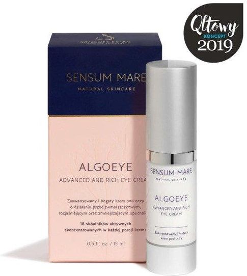 Sensum Mare Algoeye Advanced And Rich Eye Cream Zaawansowany I Bogaty Krem Pod Oczy O Działaniu Przeciwzmarszczkowym 15Ml