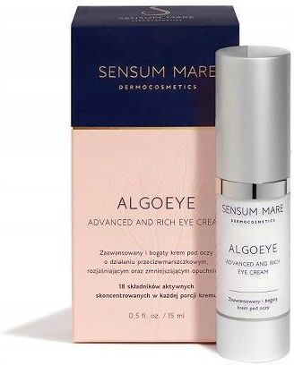 Sensum Mare Algoeye Advanced And Rich Eye Cream Zaawansowany I Bogaty Krem Pod Oczy O Działaniu Przeciwzmarszczkowym 15Ml