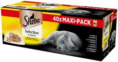 Sheba Selection In Sauce Smaki Drobiowe W Sosie 40X85G