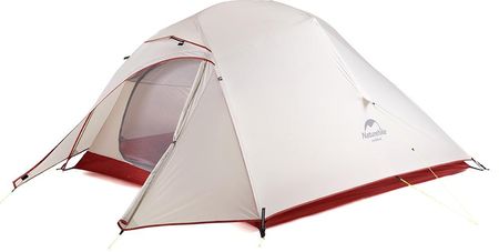 Naturehike Namiot Cloud Up 3 20D Updated Nh18T030 T Light Grey Red