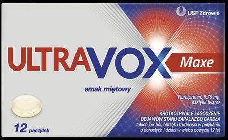 Ultravox Maxe, smak mietowy - 24 tabl do ssania