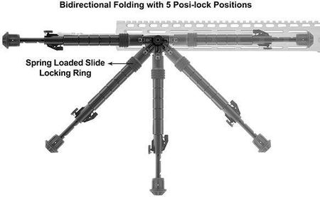 Leapers Bipod Składany Recon Flex 8-12" M-Lok (072213)