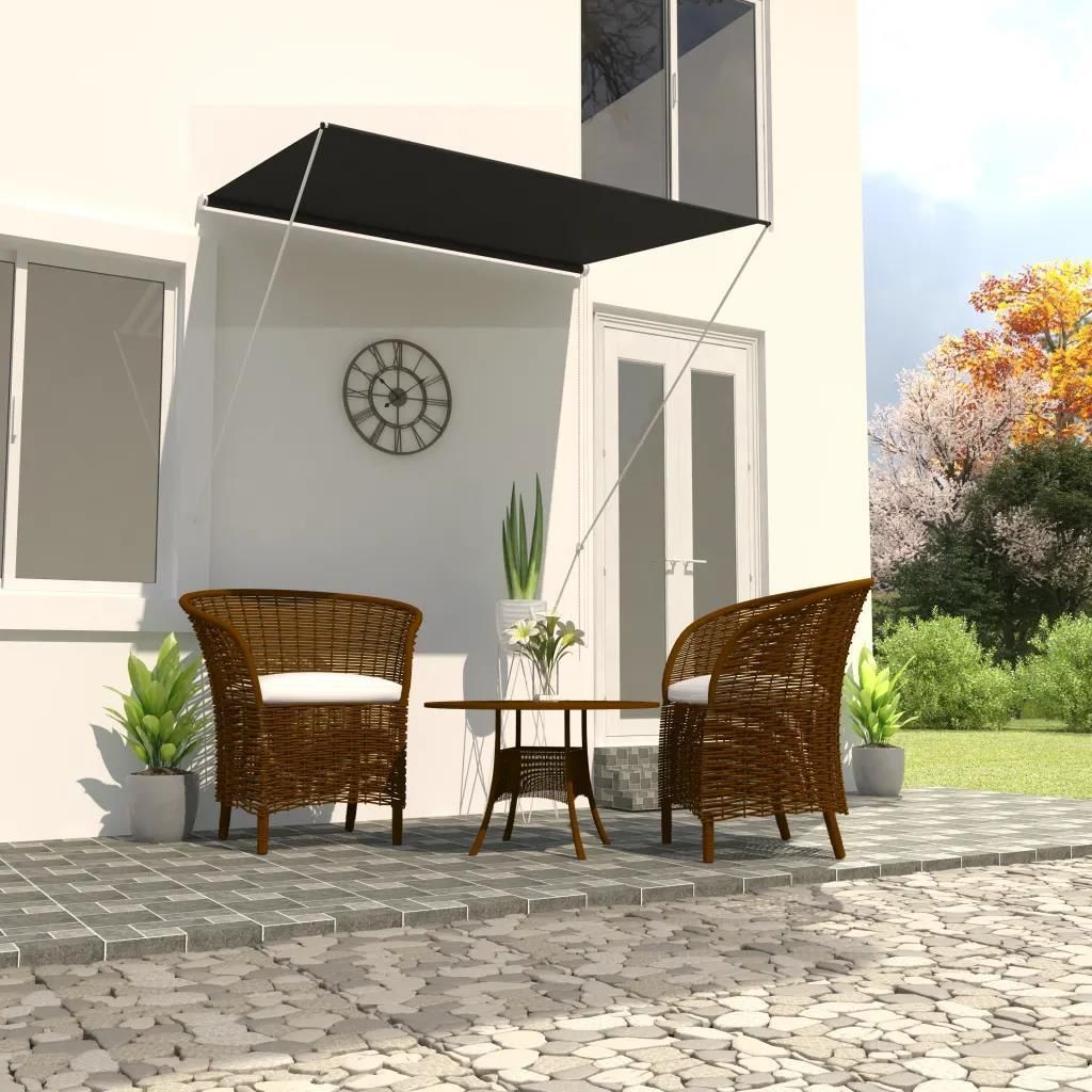 Markiza zwijana, 150 x 150 cm, antracytowa GXP-687 - zdjęcie 7 Markiza zwijana, 150 x 150 cm, antracytowa GXP-687