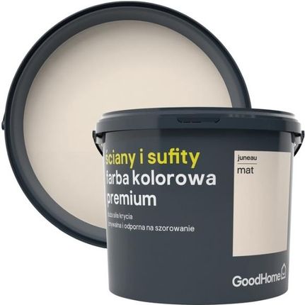 GoodHome Farba Premium Ściany I Sufity Juneau 5 L