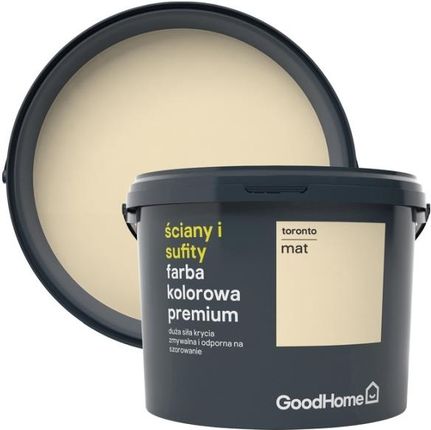 GoodHome Farba Premium Ściany I Sufity Toronto 2 5 L