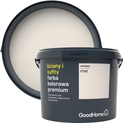GoodHome Farba Premium Ściany I Sufity Ottawa 2 5 L