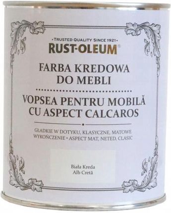 Rust Oleum Farba Kredowa Do Mebli Biała Kreda 0,75L