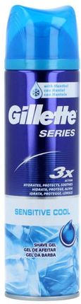 Gillette Series 3x Action Sensitive Cool pianka do golenia 200ml
