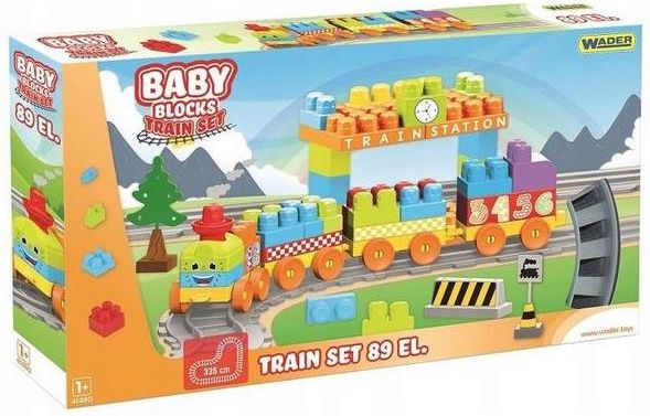 Wader Klocki Baby Blocks Pociąg 89El. - ceny i opinie - Ceneo.pl