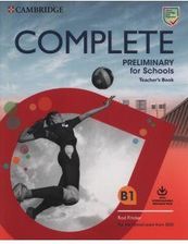 Zdjęcie Complete Preliminary for Schools Teacher's Book - Wejherowo