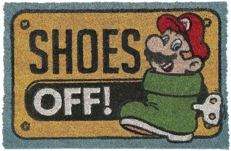 Super Mario Shoes Off Colour Wycieraczka