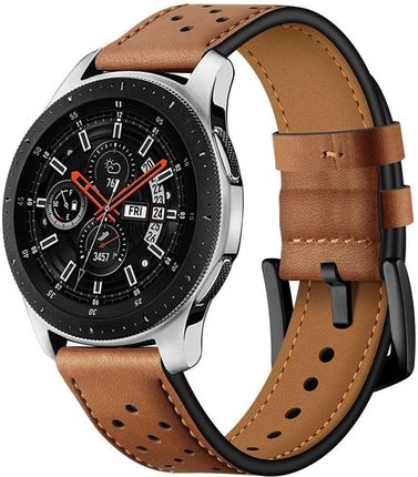 TECH-PROTECT Leather do Samsung Galaxy Watch 46 mm Brązowy