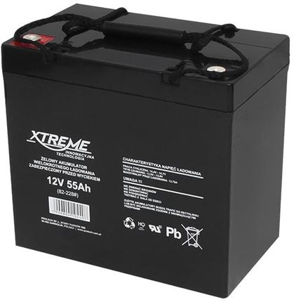 Xtreme Akumulator Żelowy 12V 55Ah (82228)
