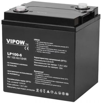 Vipow Akumulator Żelowy 6V 100Ah (Bat0206)