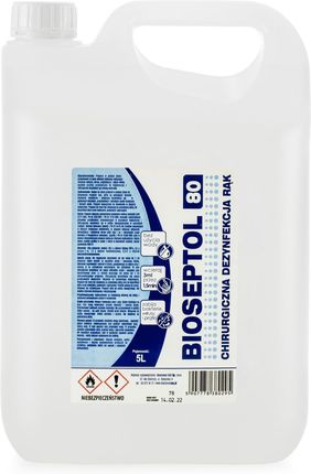 Bioetanol Aeg Bioetanol Bioseptol 80 Płyn Kanister 5L