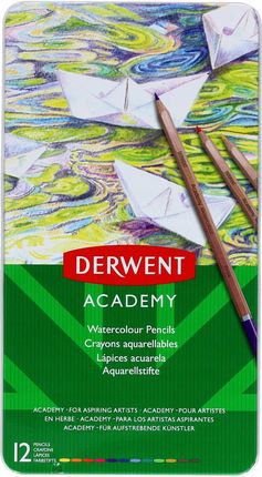 Derwent Academy Kredki akwarelowe 12kol
