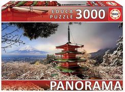 Zdjęcie Educa Puzzle Góra Fuji Pagoda Chureito Japonia 3000El. - Poznań