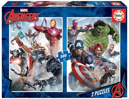 Educa Puzzle 2X500El. Marvel Avengers