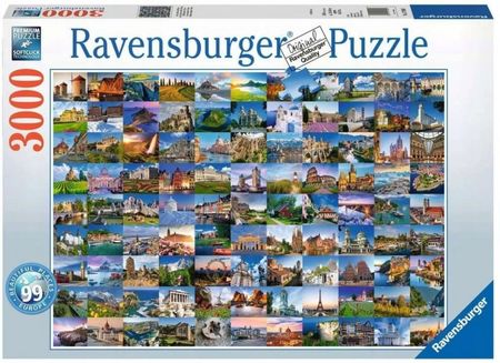Ravensburger 99 miast Europy 3000El.