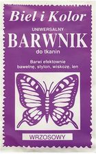 Biel I Kolor Barwnik Do Tkanin Motyl Wrzosowy 10 G (Czbt004) - Farby i barwniki do tkanin