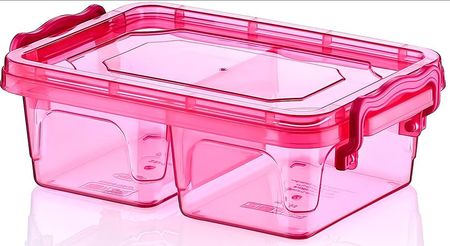 Chomik Pojemnik Plastikowy Prostokątny 0,5L Multibox Różowy