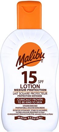 Malibu Lotion Spf15 Wodoodporny Balsam Do Opalania 200Ml