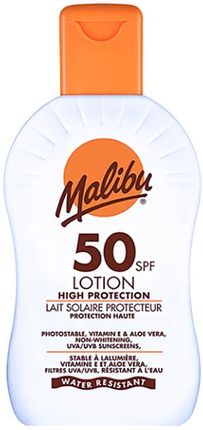 Malibu Lotion Spf50 Wodoodporny Balsam Do Opalania 200Ml