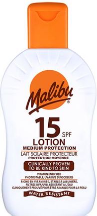 Malibu Lotion Spf15 Wodoodporny Balsam Do Opalania 100Ml