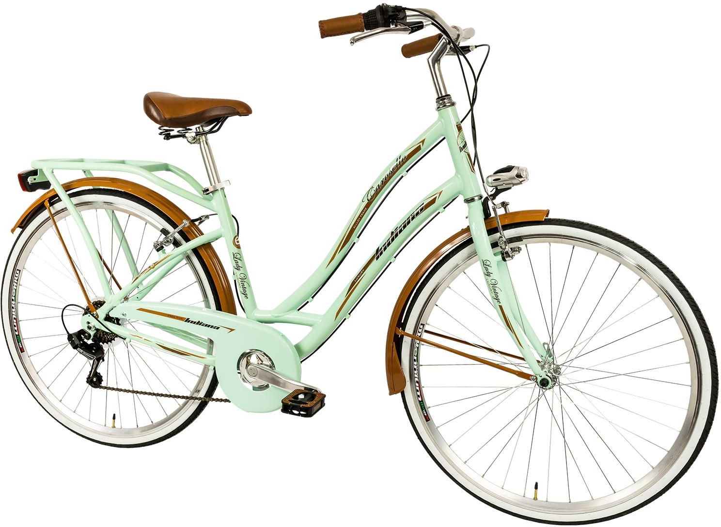 Indiana Carosello 28 Zielony 2019 Rowery Miejskie Damskie Ceny i