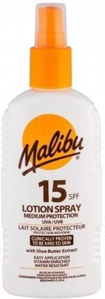 Malibu Lotion Spray SPF15 preparat do opalania ciała 200ml
