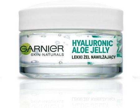 Krem Garnier Hyaluronic Aloe Jelly Lekki nawilżający z kwasem hialuronowym i ekstraktem z aloesu na dzień i noc 50ml