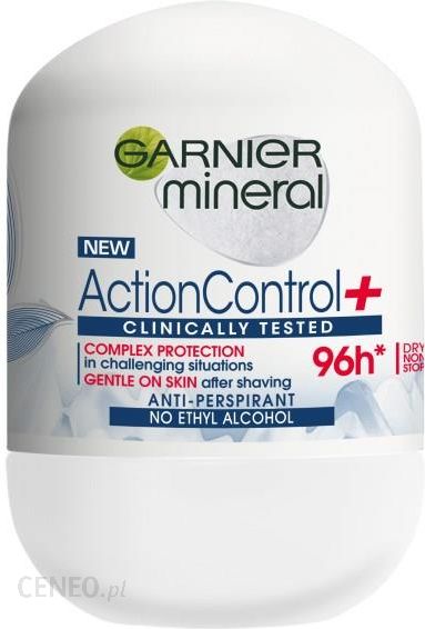 Garnier Action Control+ Clinically 96H Antyperspirant Roll On 50Ml - Opinie  i ceny na Ceneo.pl
