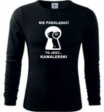 Męska koszulka z dł. rękawem - Nie podglądać! To jest kawalerski - Ceny i opinie T-shirty i koszulki męskie PPNU Męska koszulka z dł. rękawem - Nie podglądać! To jest kawalerski - Ceny i opinie T-shirty i koszulki męskie PPNU
