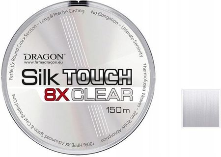 Plecionka Dragon SilkTOUCH 8X Clear 0.12mm 10.90kg